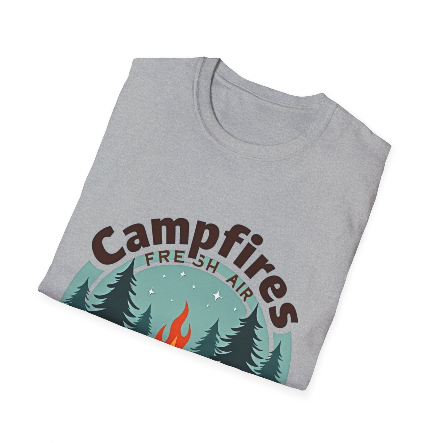 Campfires Starry Nights T-Shirt