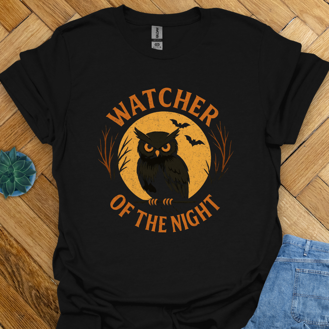 Watcher of the Night Halloween T-Shirt