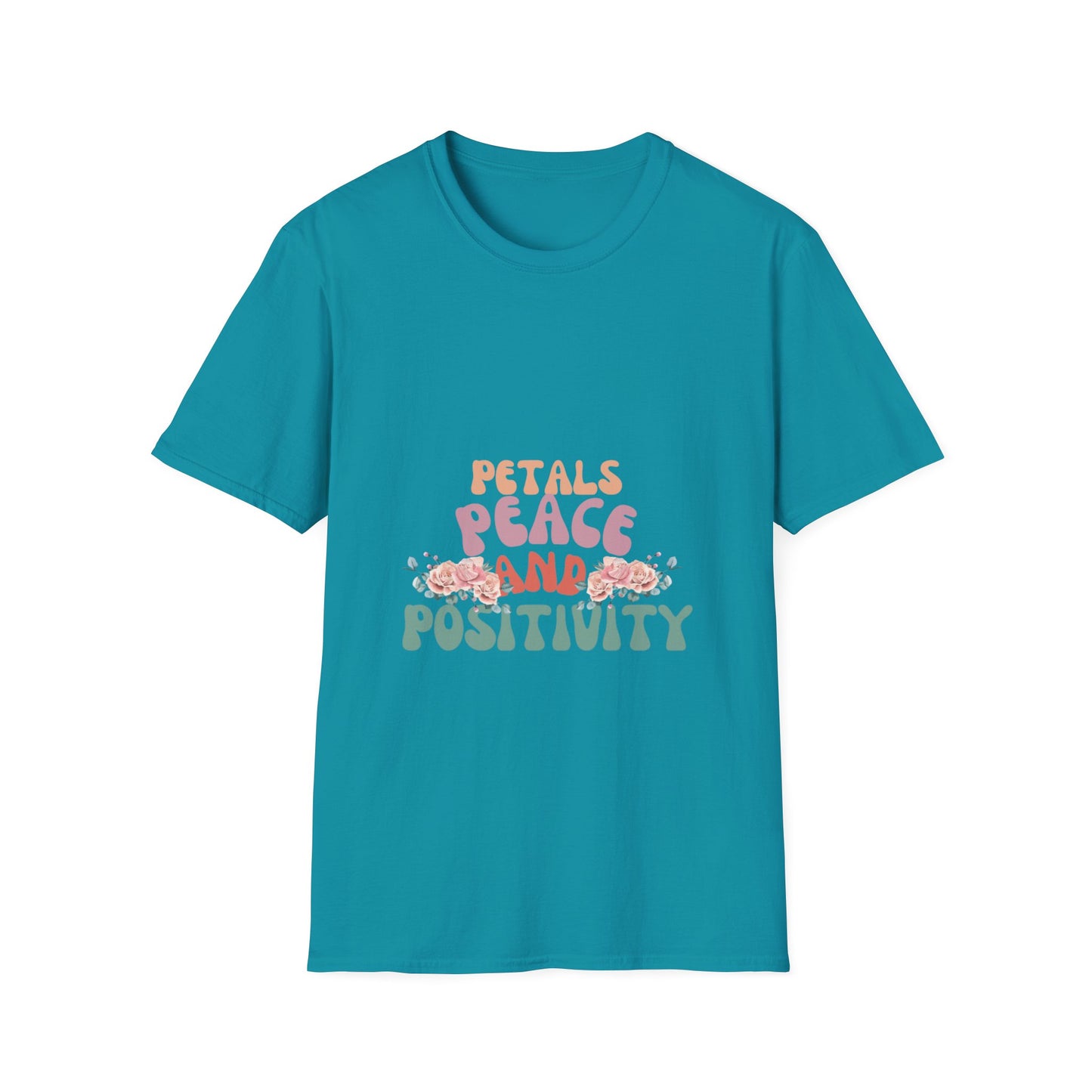 Petals Peace and Positivity T Shirt