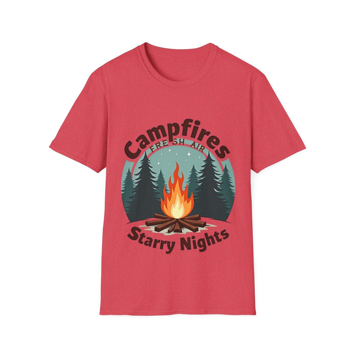 Campfires Starry Nights T-Shirt