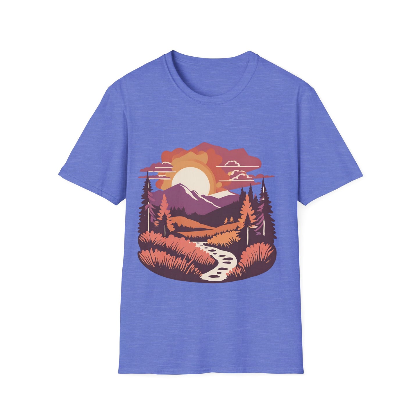 Hiking and Mountain View - T Shirt