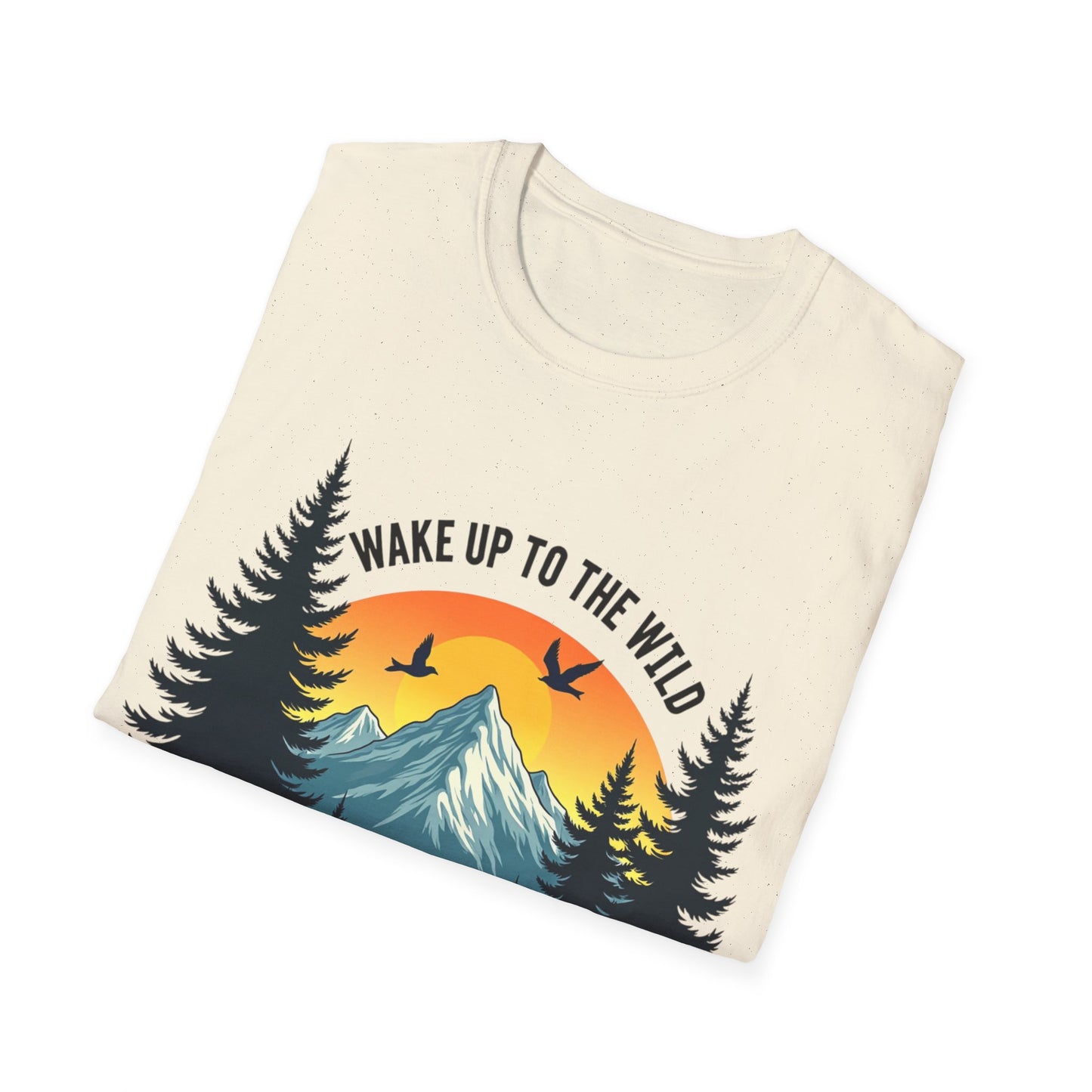 Wake Up to the Wild Camping Night T Shirt