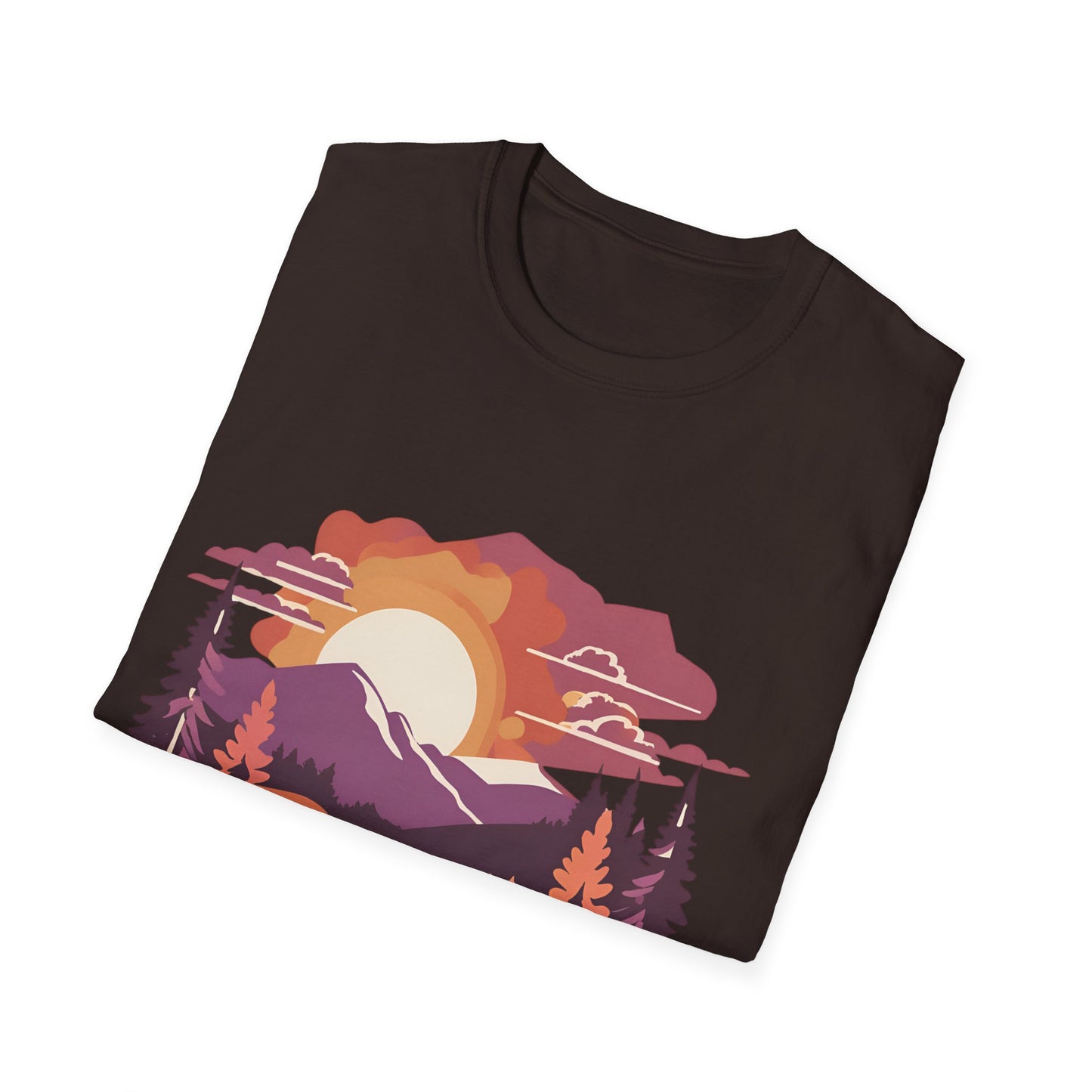 Hiking and Mountain View - T Shirt