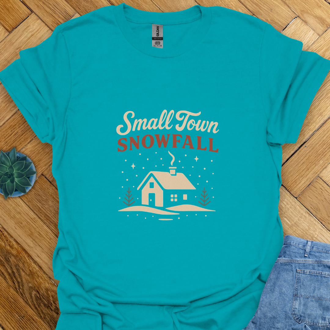 Small Town Snowfall T-Shirt