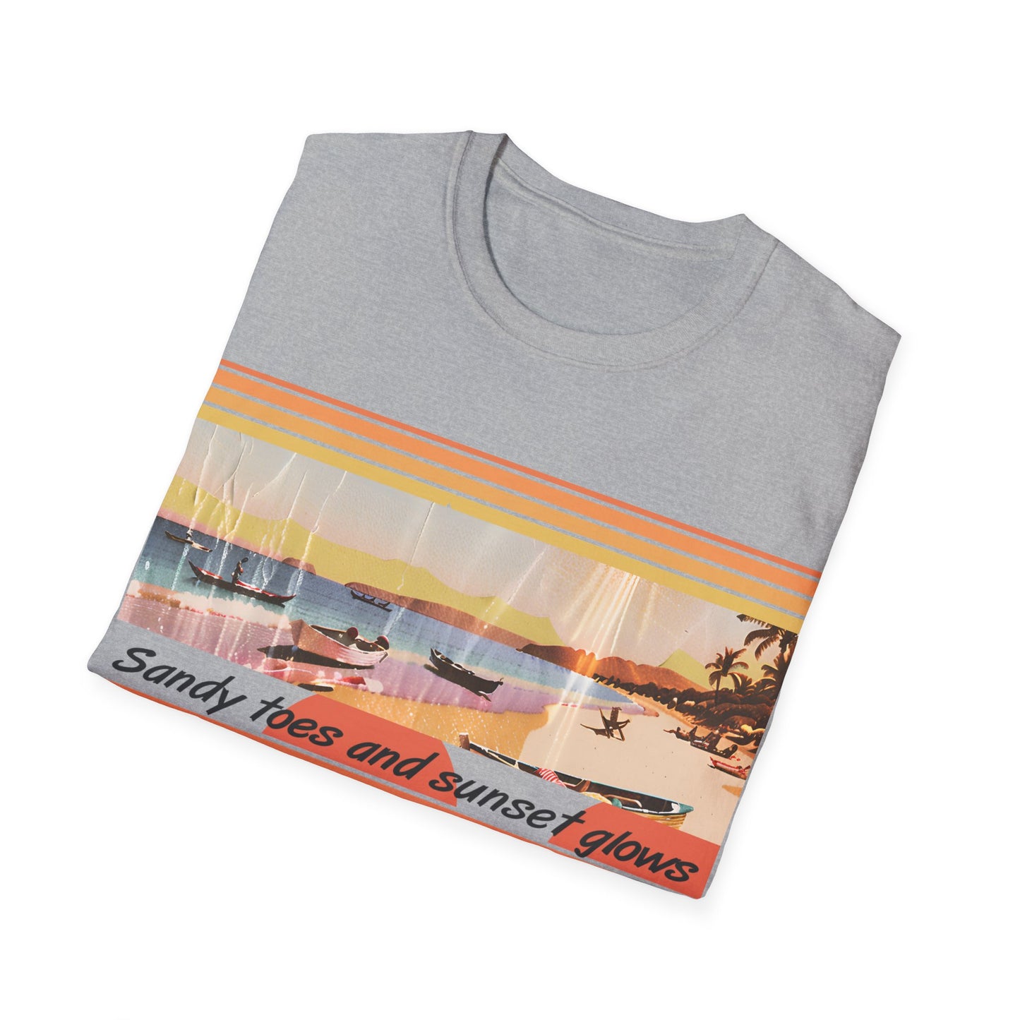 Sandy Toes and Sunset Glows - T Shirt