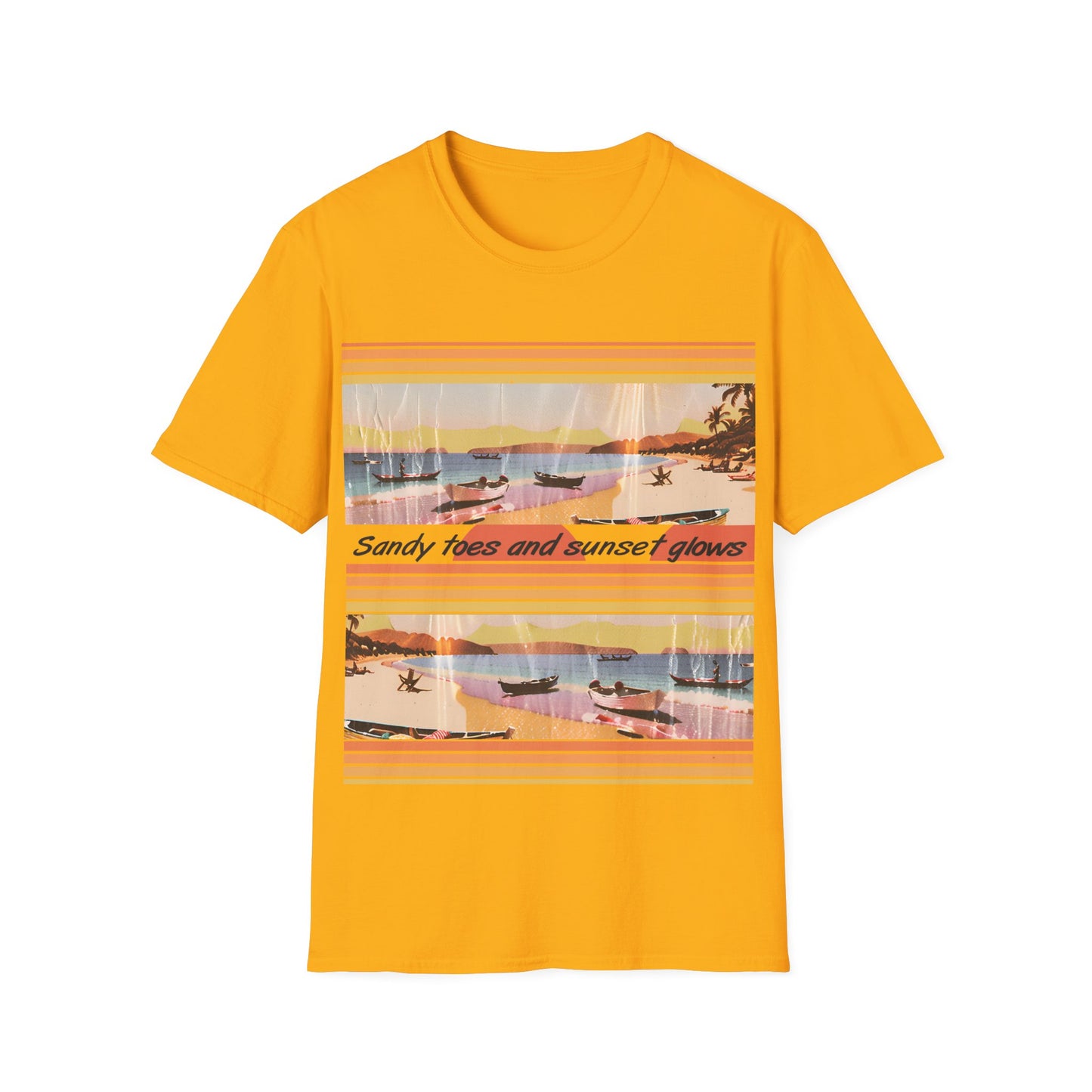 Sandy Toes and Sunset Glows - T Shirt