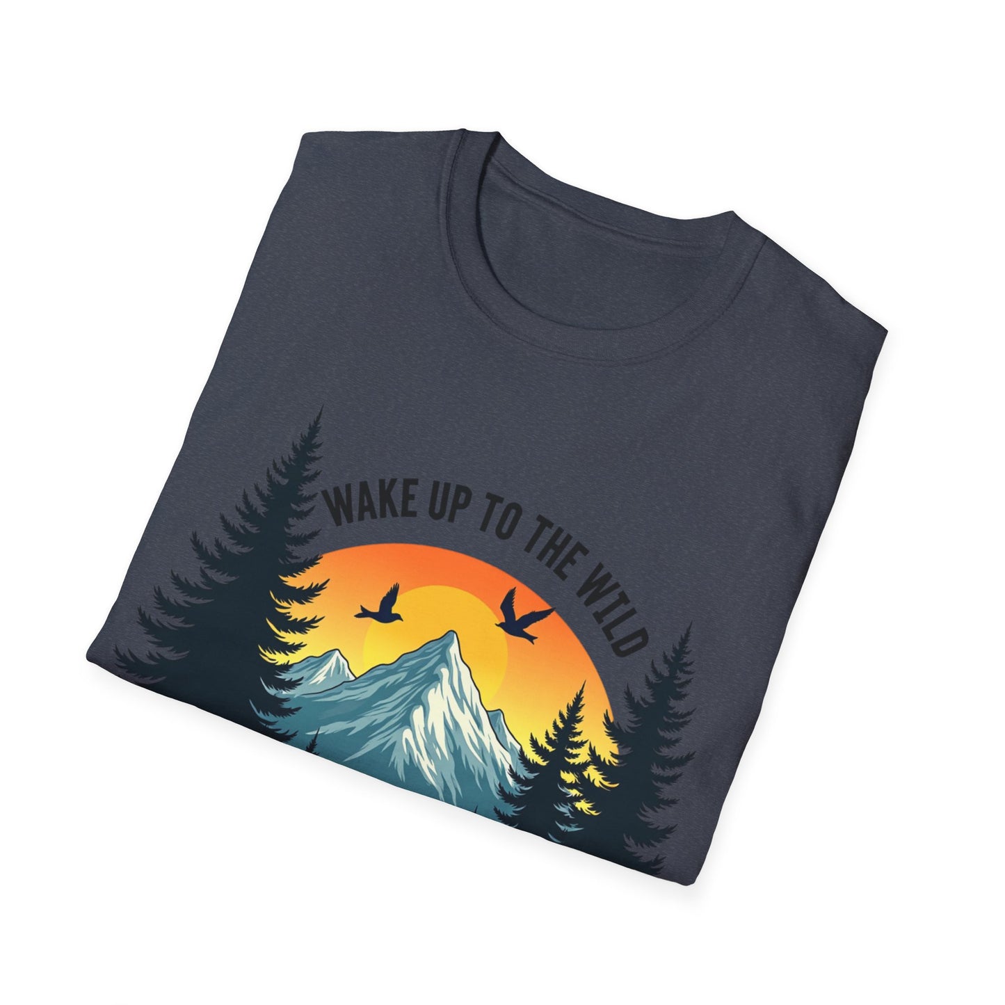 Wake Up to the Wild Camping Night T Shirt