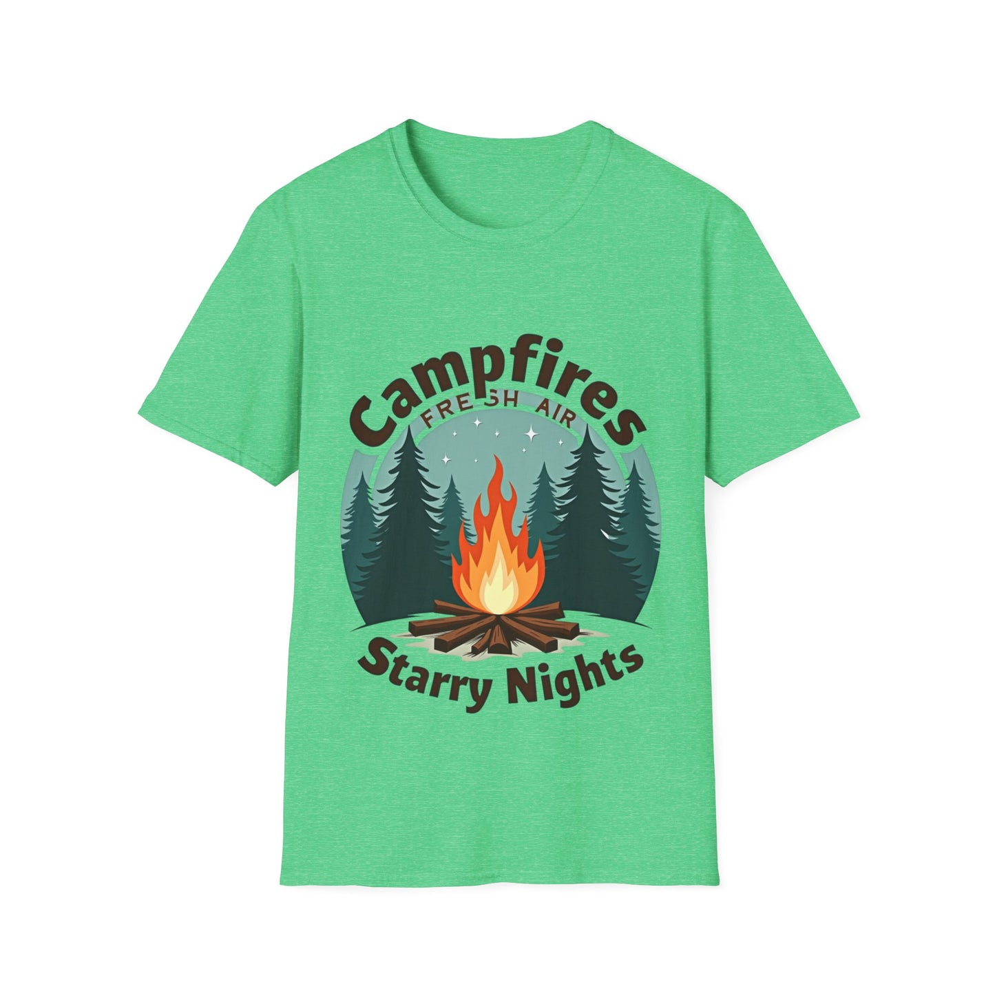 Campfires Starry Nights T-Shirt