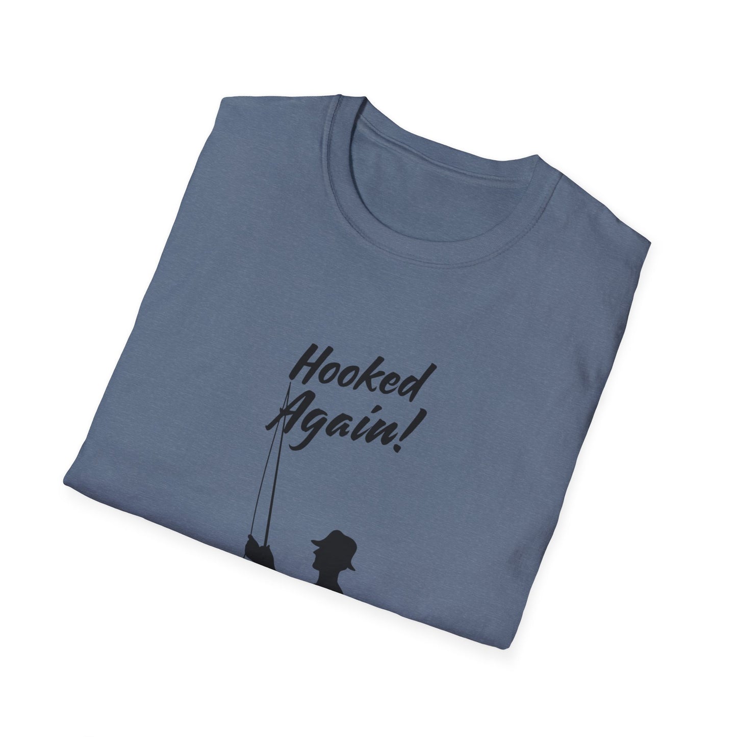 Hooked Again Fishing Summer - T Shirt