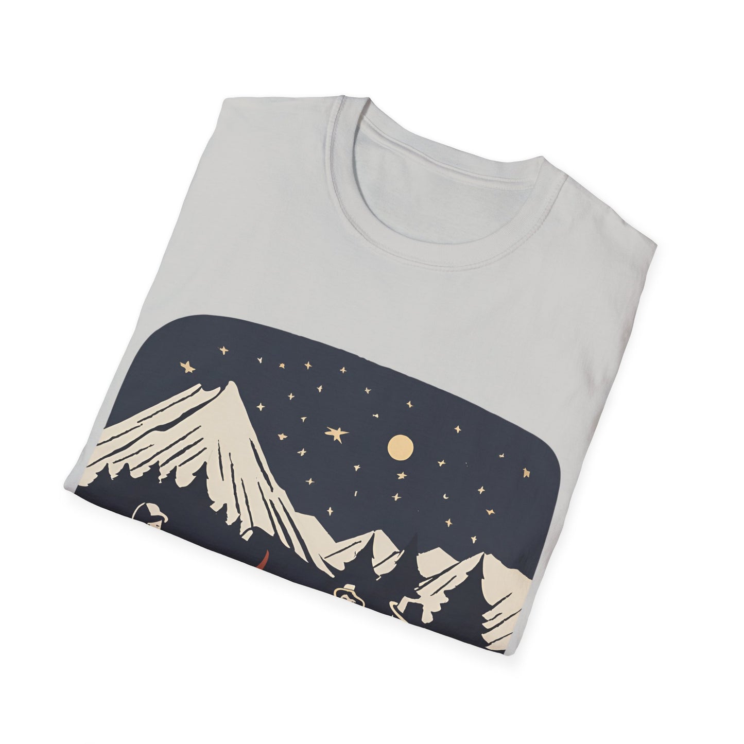 Campfire Starry Night Music - T Shirt