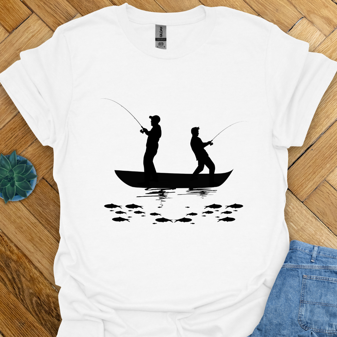 Two Men Fishing T-Shirt