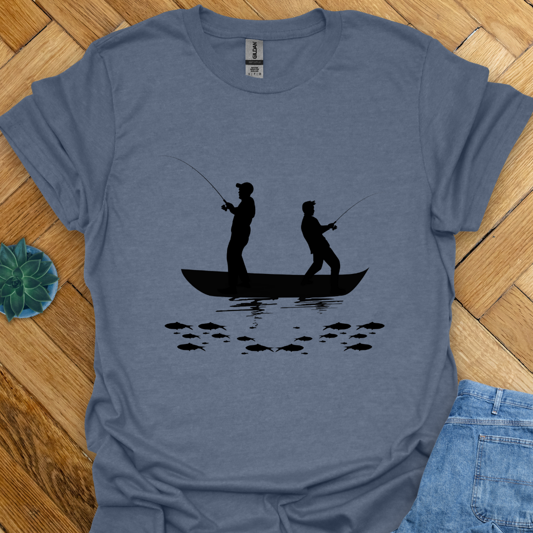 Two Men Fishing T-Shirt