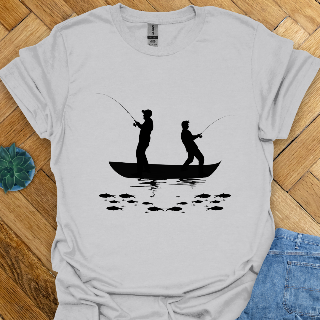 Two Men Fishing T-Shirt