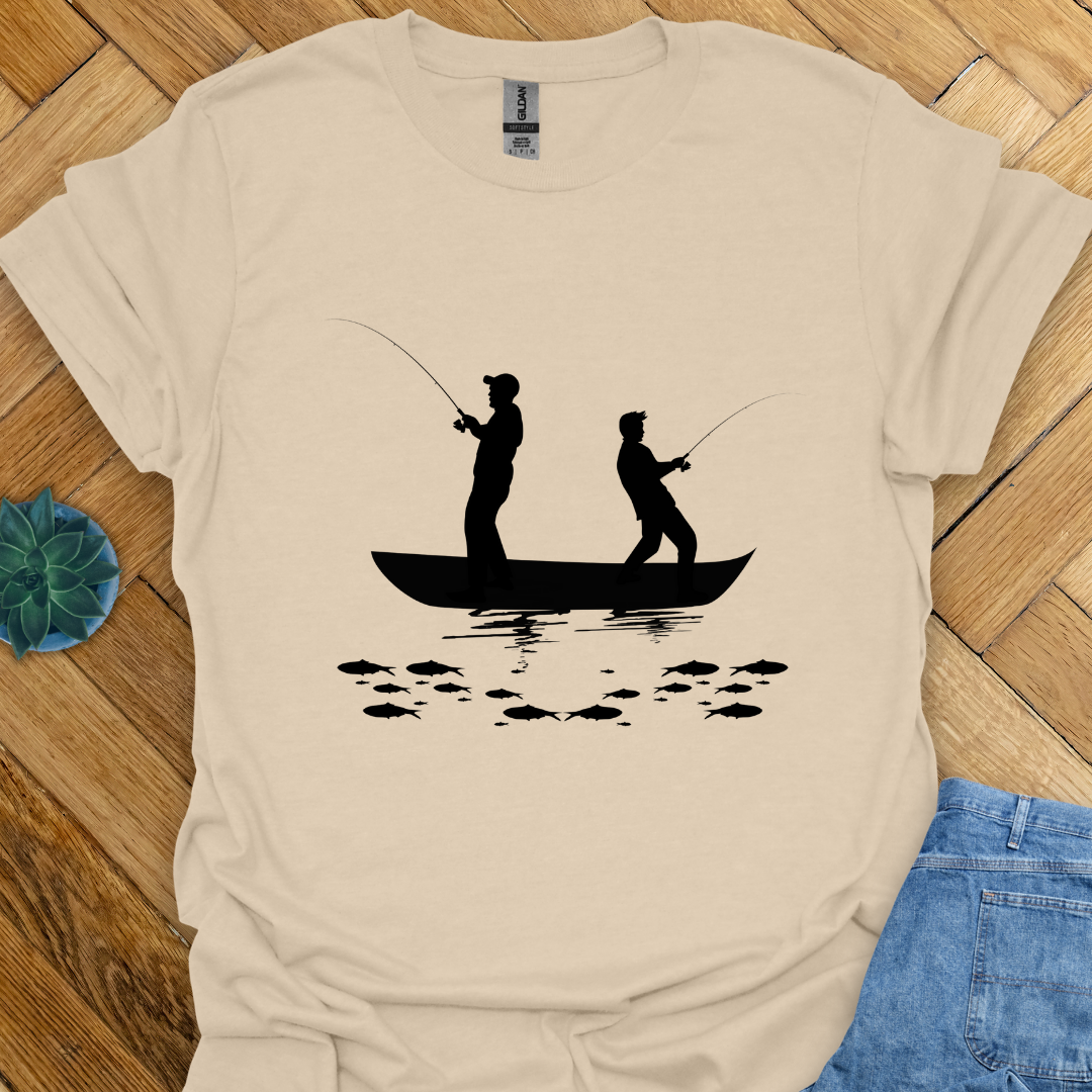 Two Men Fishing T-Shirt