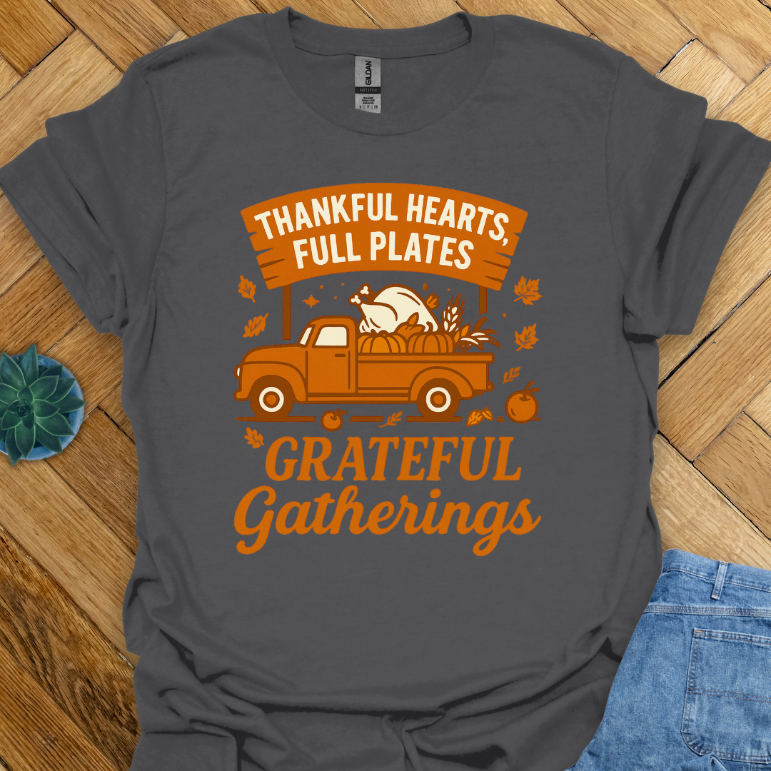 Grateful Gatherings Thanksgiving T-Shirt