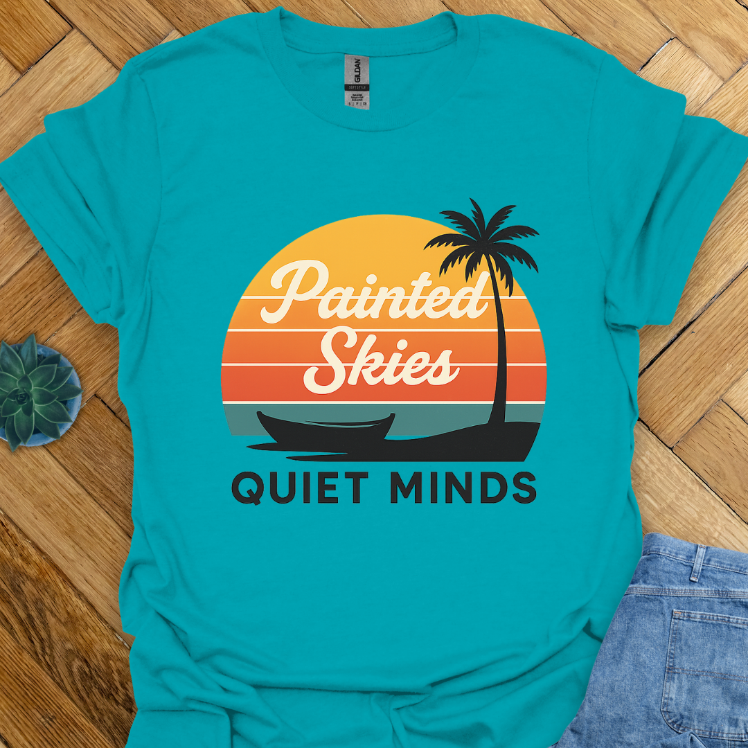 Painted Skies Quiet Minds T-Shirt
