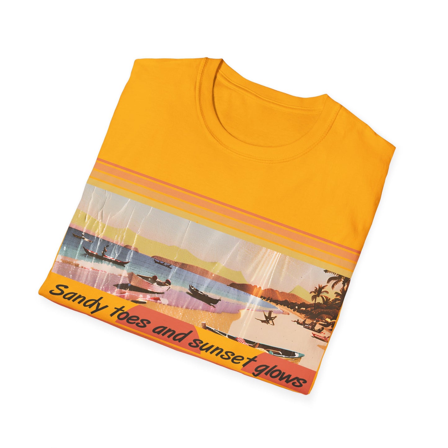 Sandy Toes and Sunset Glows - T Shirt