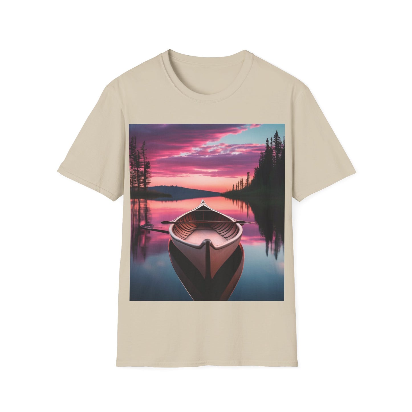 Canoe in Canvas Summer - T Shirt