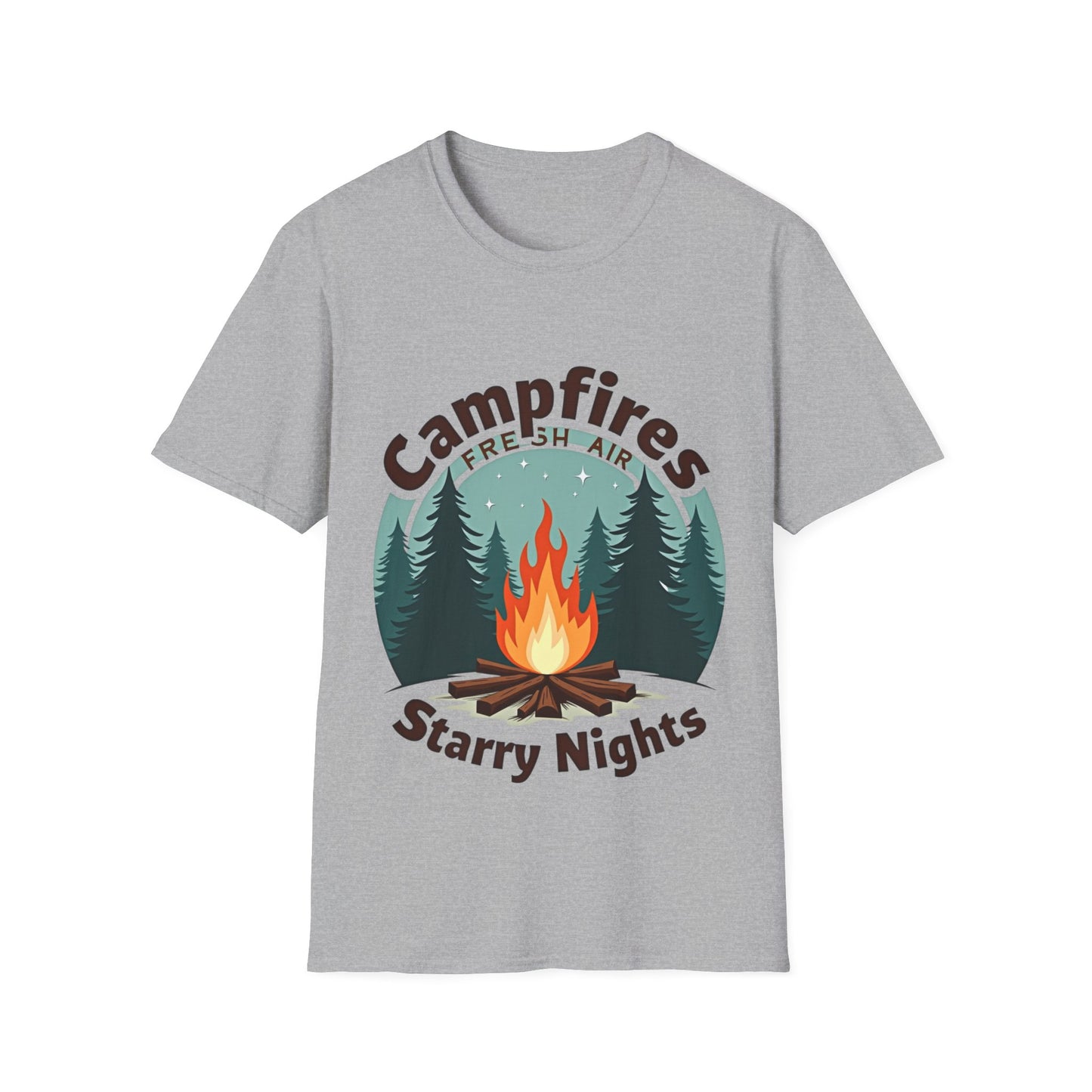 Campfires Starry Nights T-Shirt