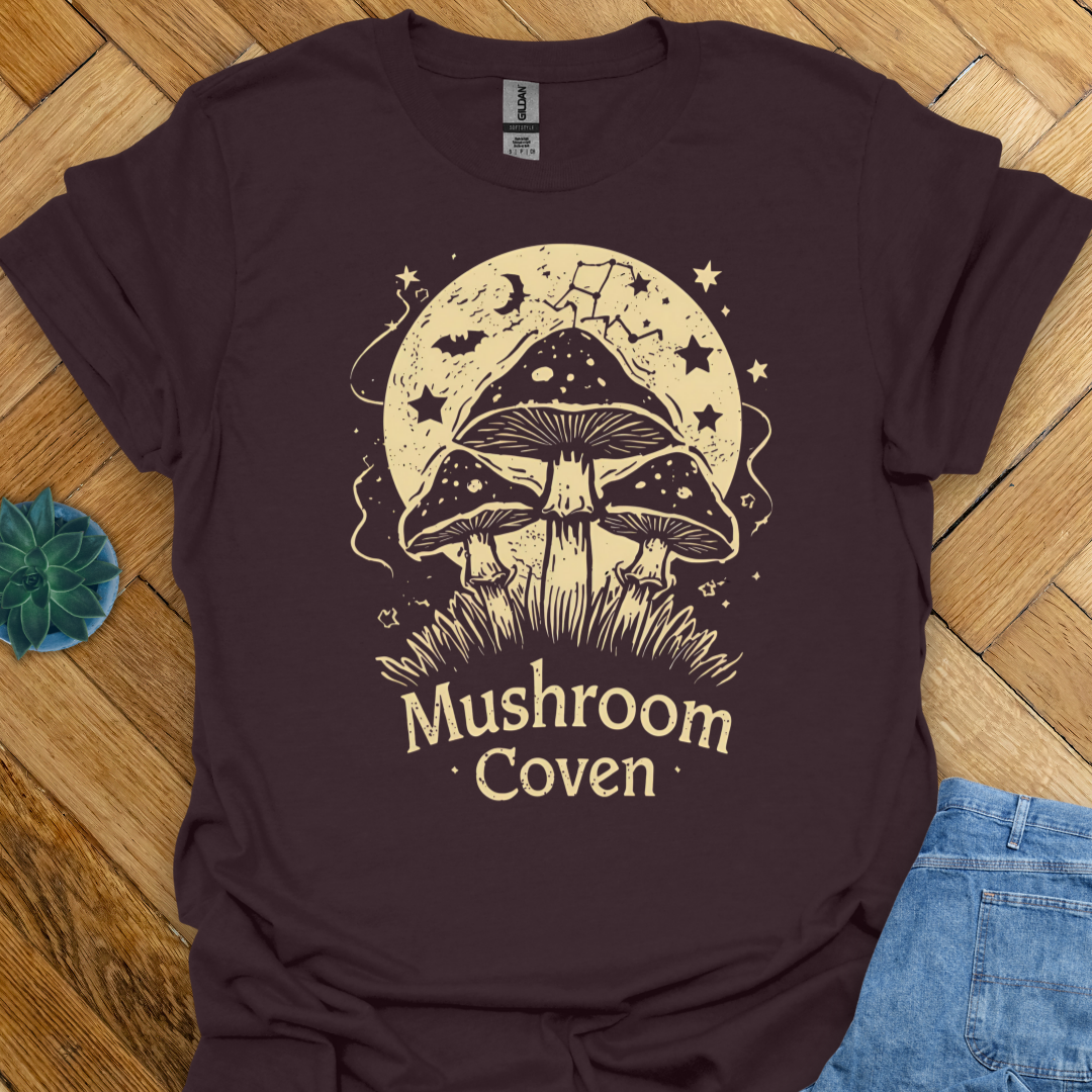 Mushroom Coven Halloween T-Shirt