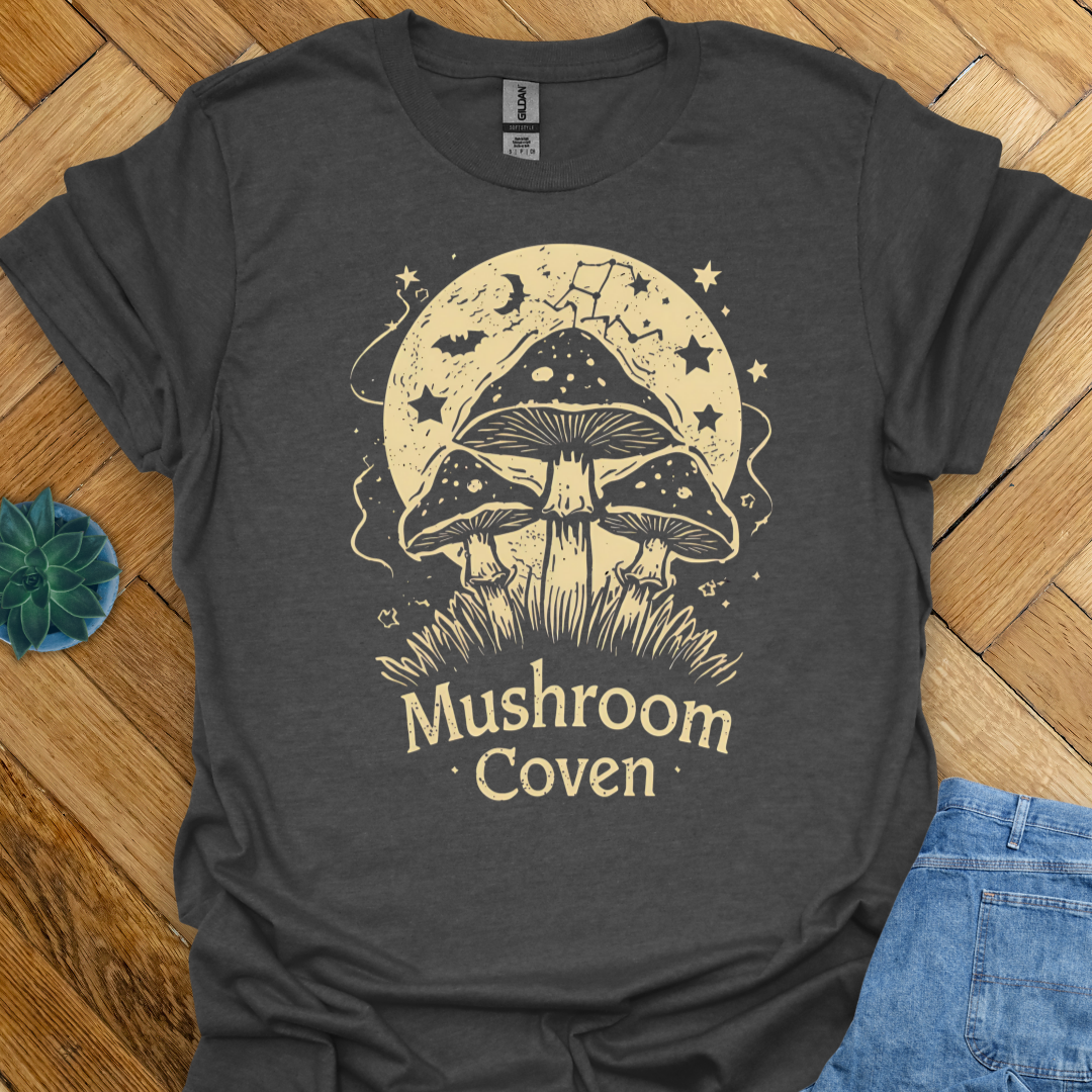 Mushroom Coven Halloween T-Shirt