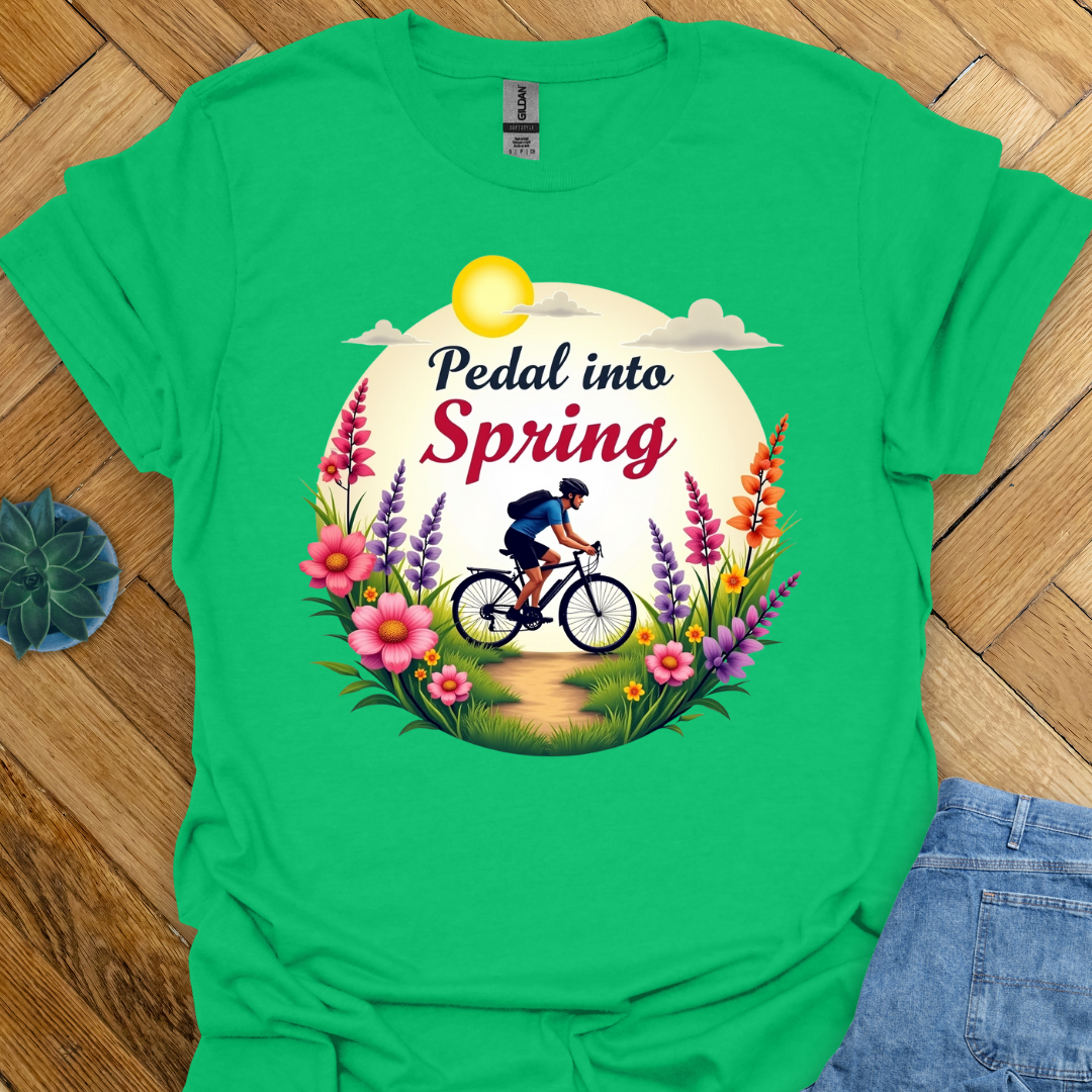 Pedal into Spring T-Shirt