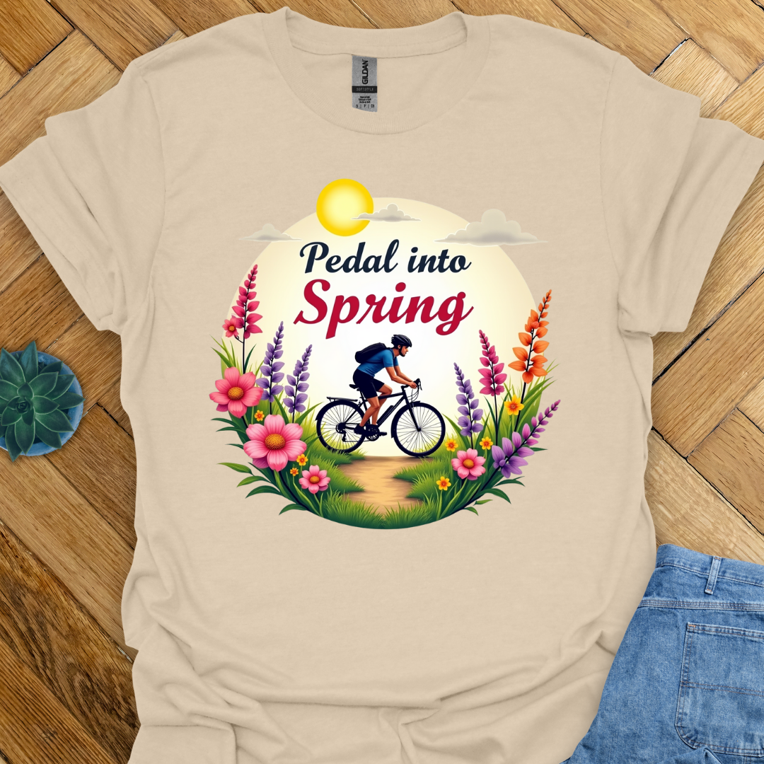 Pedal into Spring T-Shirt