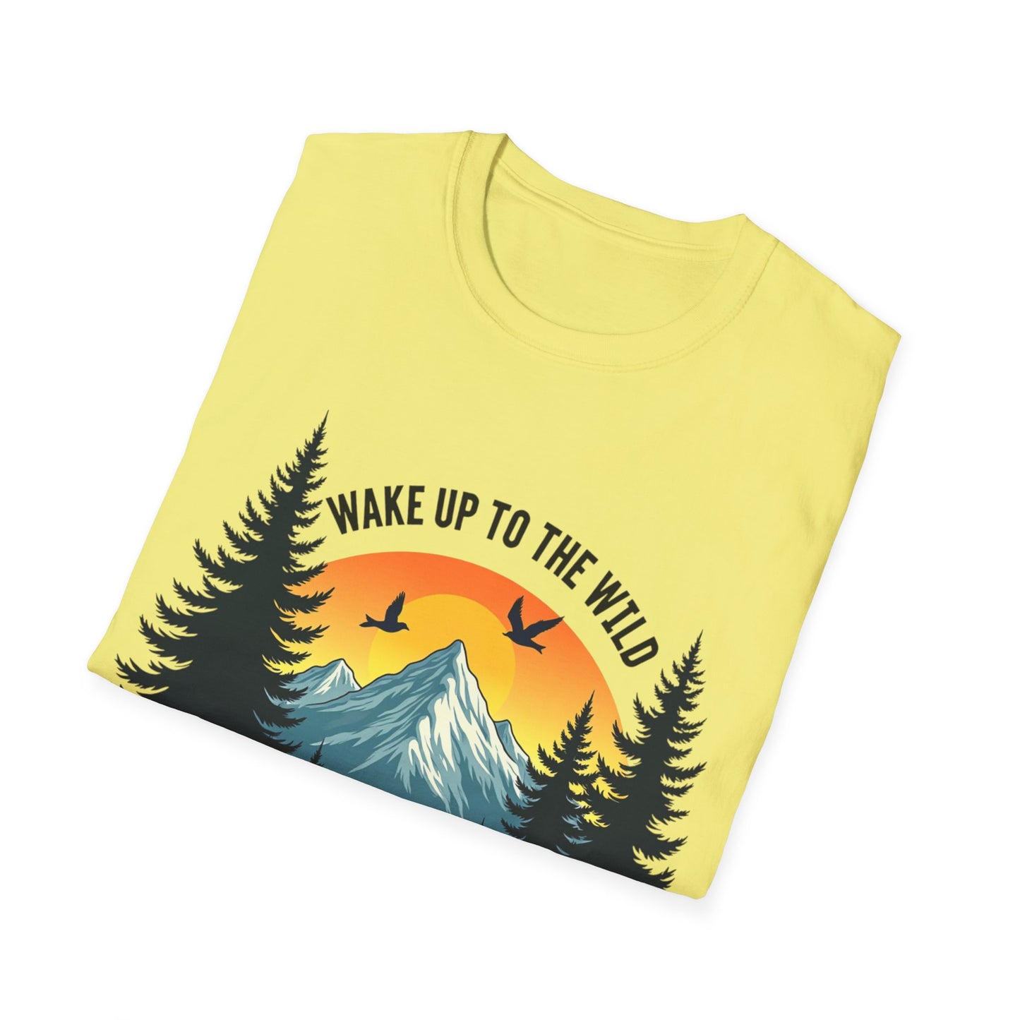 Wake Up to the Wild Camping Night T Shirt