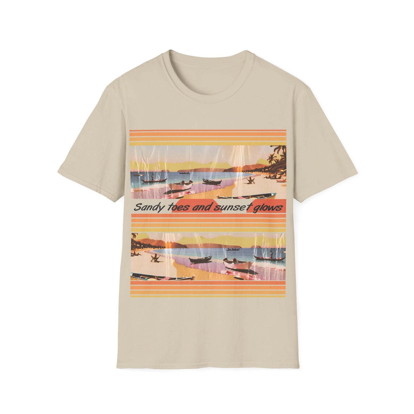 Sandy Toes and Sunset Glows - T Shirt