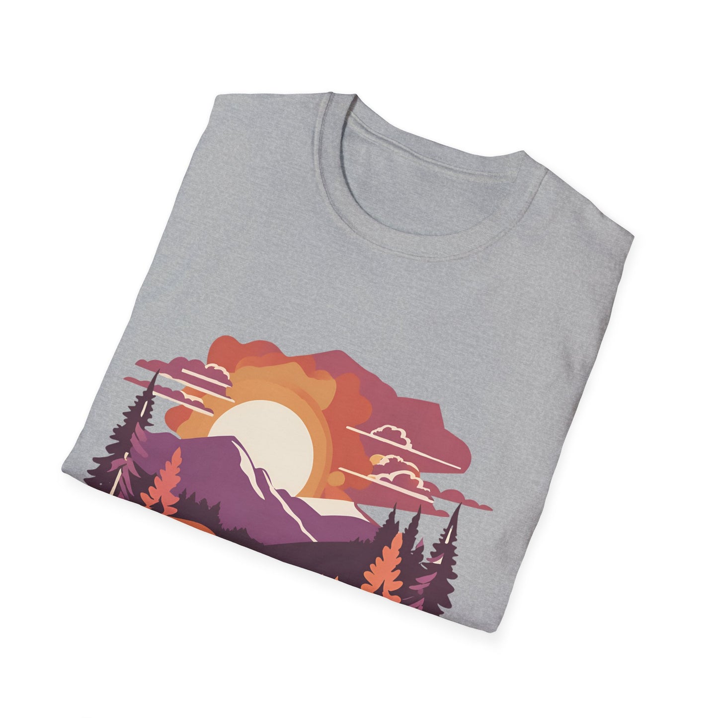 Hiking and Mountain View - T Shirt
