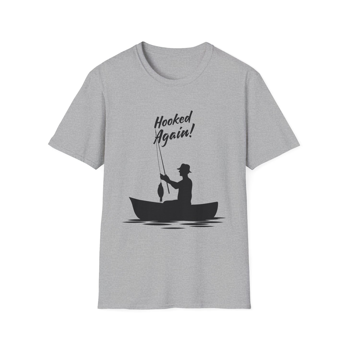 Hooked Again Fishing Summer - T Shirt