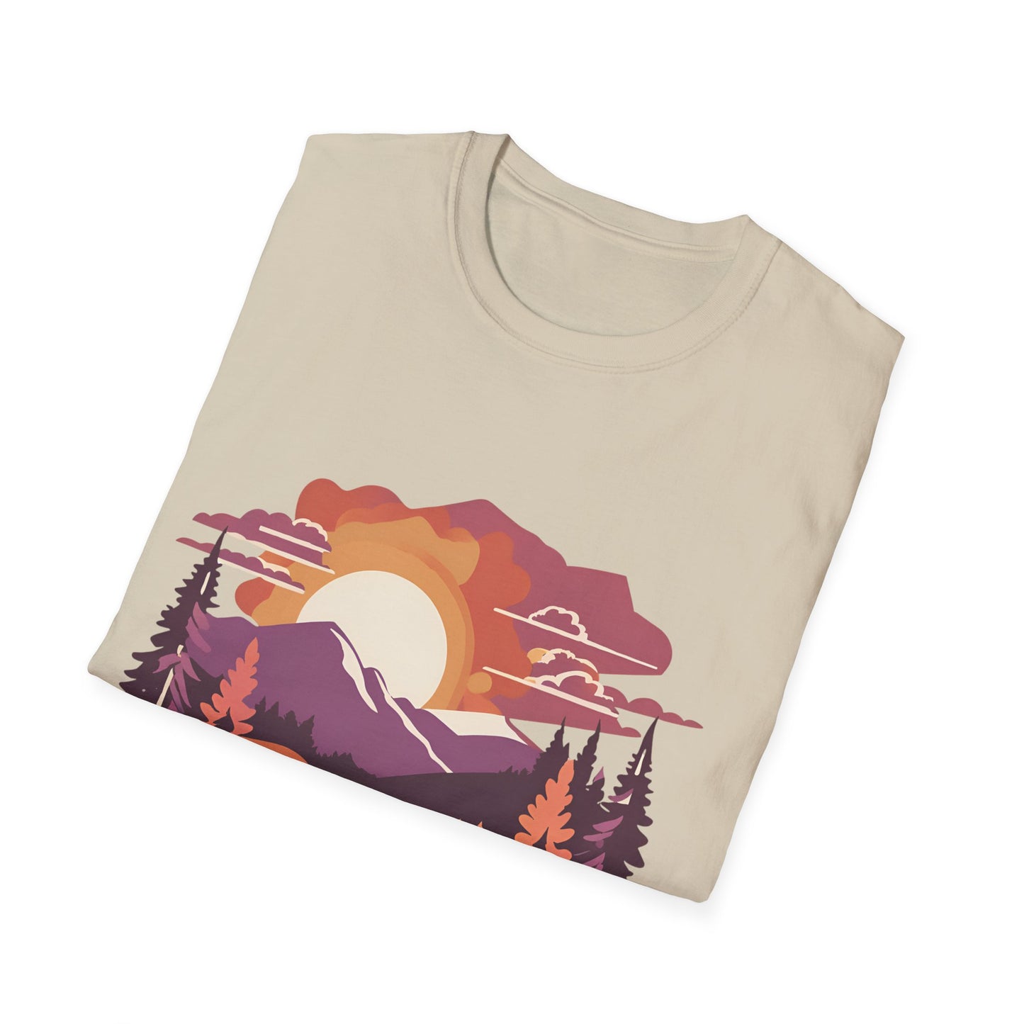 Hiking and Mountain View - T Shirt