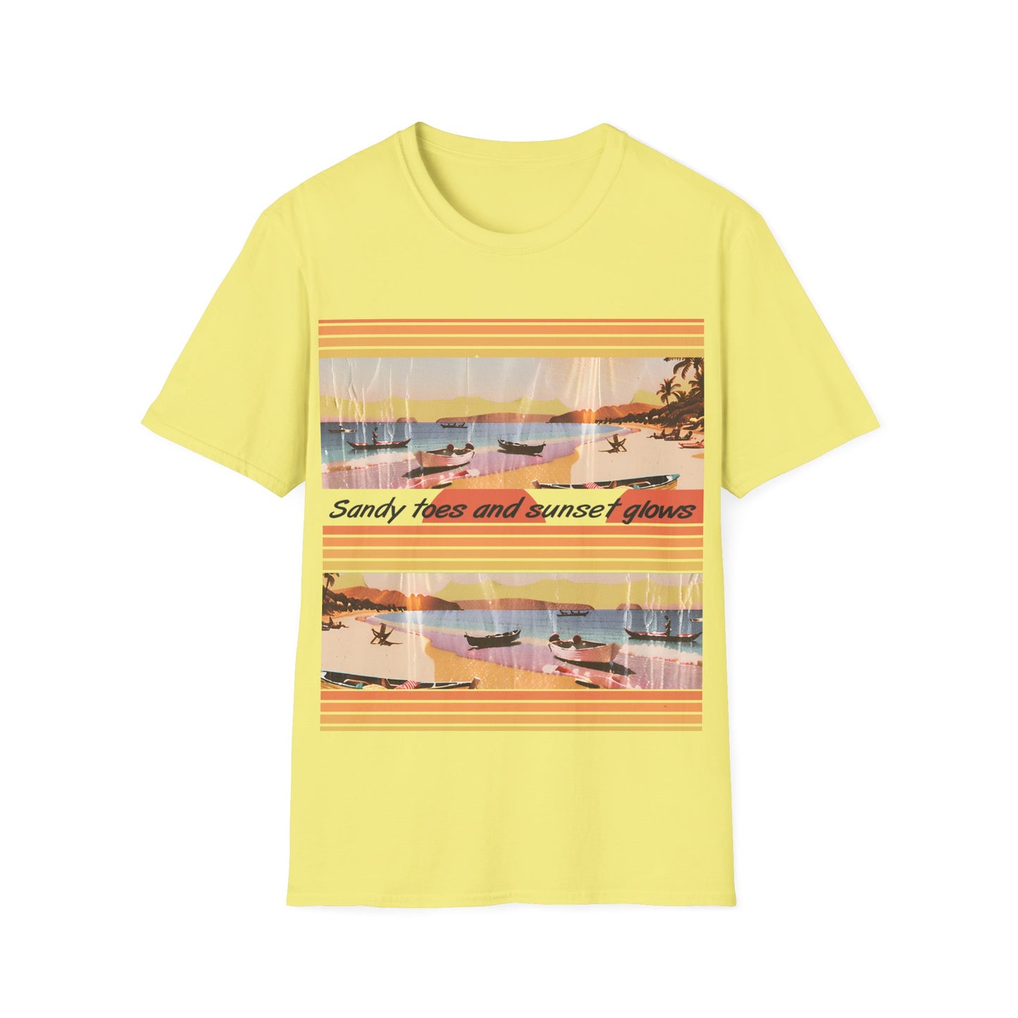 Sandy Toes and Sunset Glows - T Shirt
