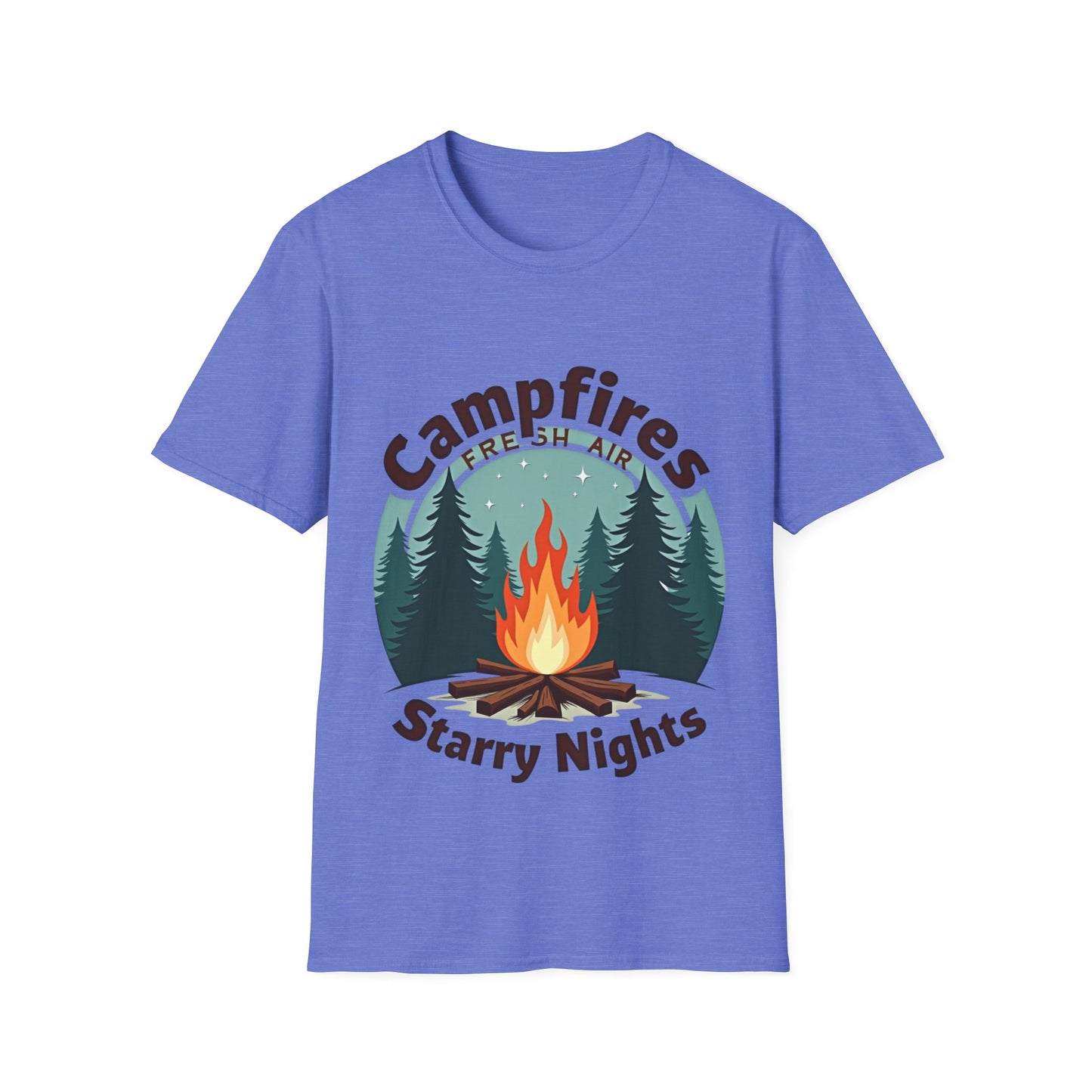 Campfires Starry Nights T-Shirt