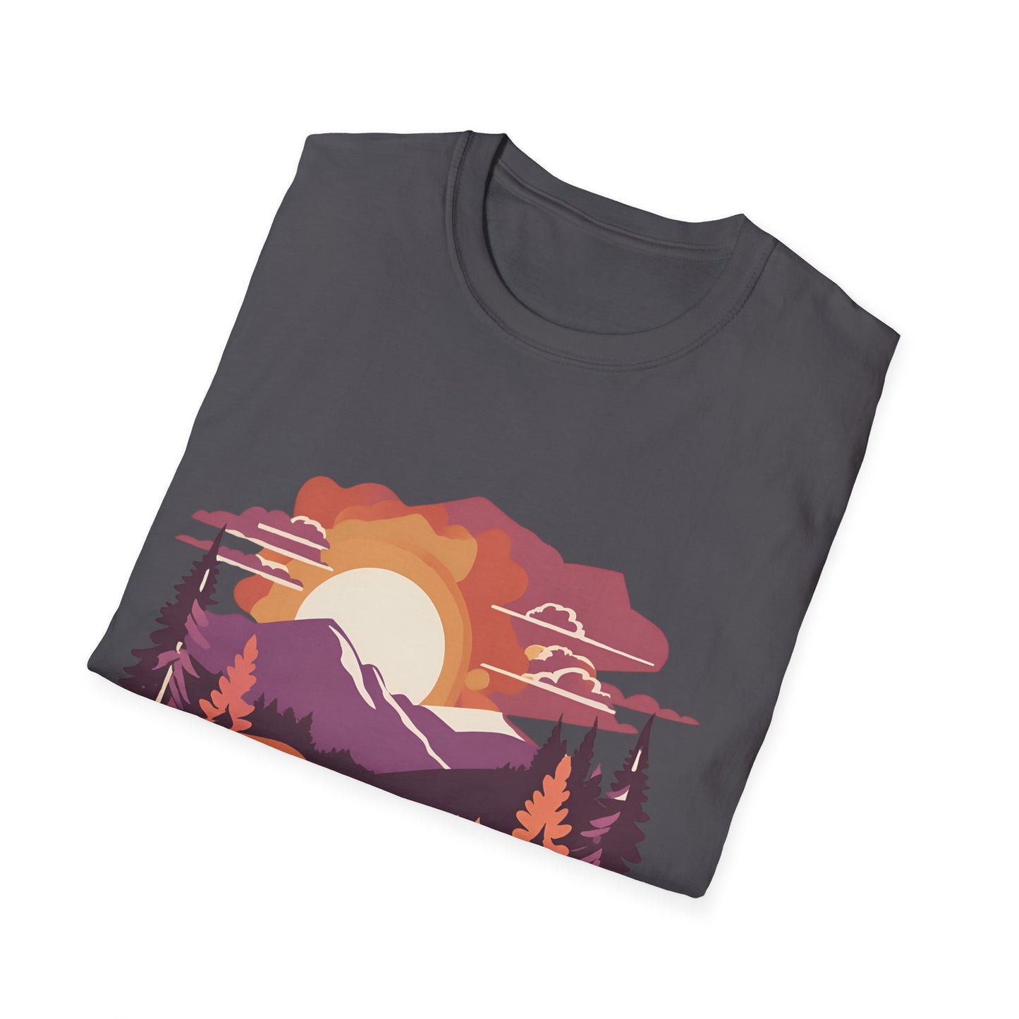 Hiking and Mountain View - T Shirt