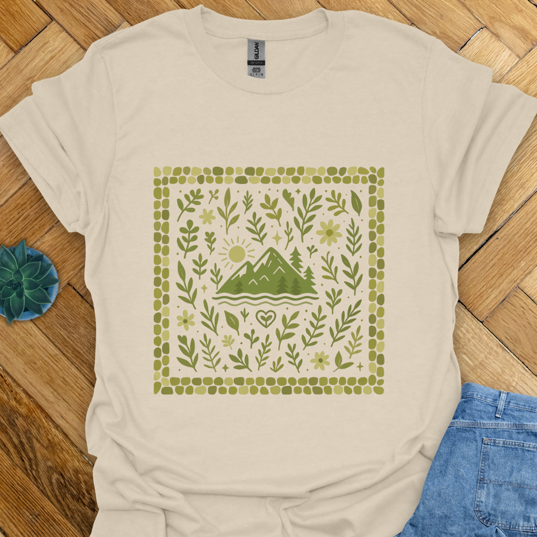 Calm Mind Quiet Mountains T-Shirt