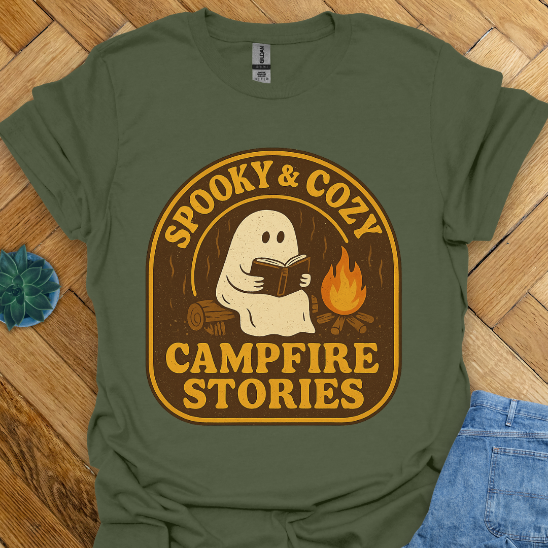 Spooky & Cozy Campfire Stories T-Shirt