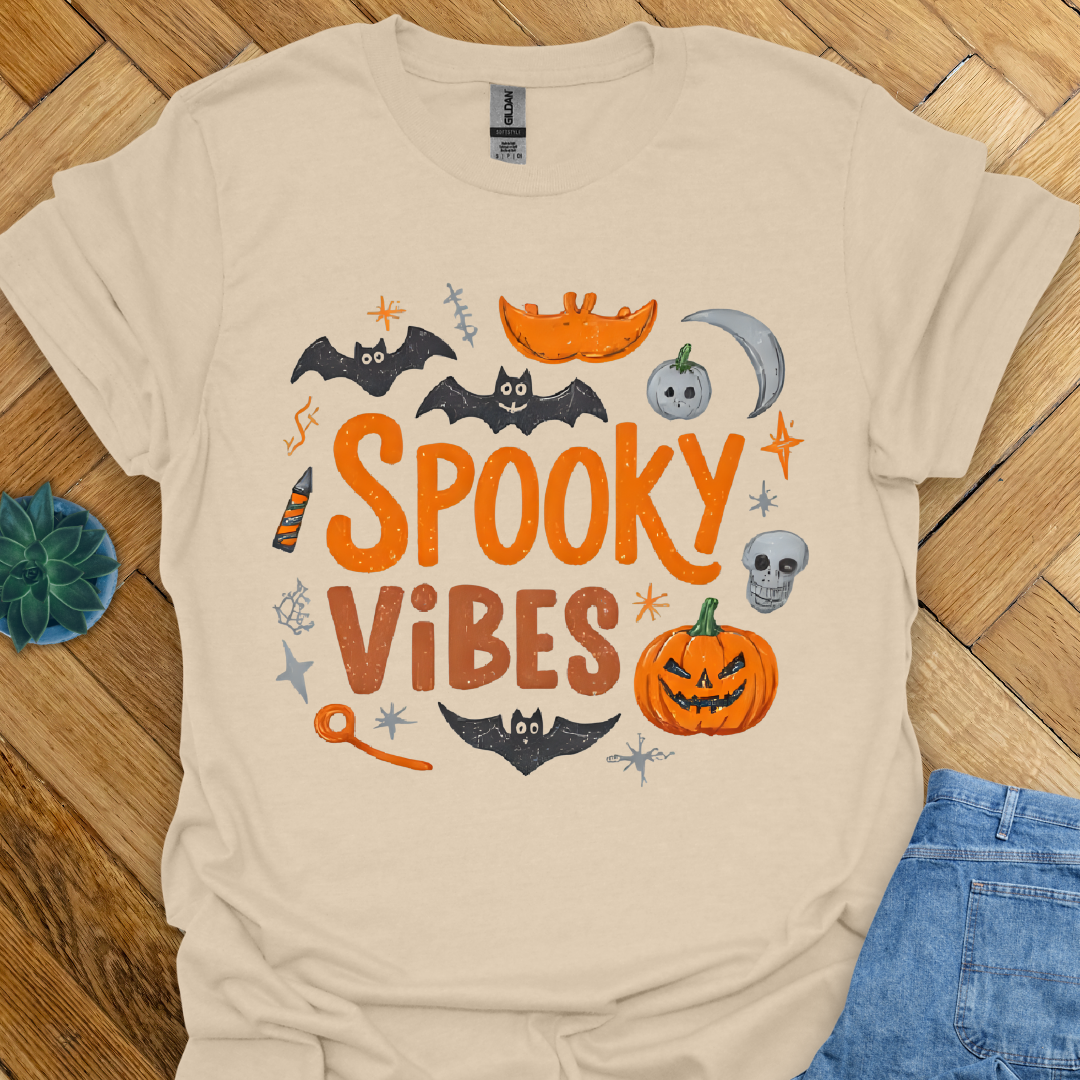 Spooky Vibes Halloween T-Shirt