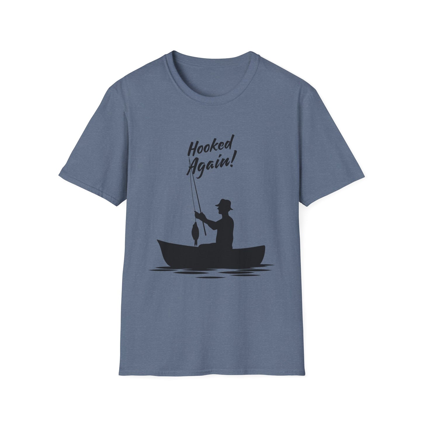 Hooked Again Fishing Summer - T Shirt
