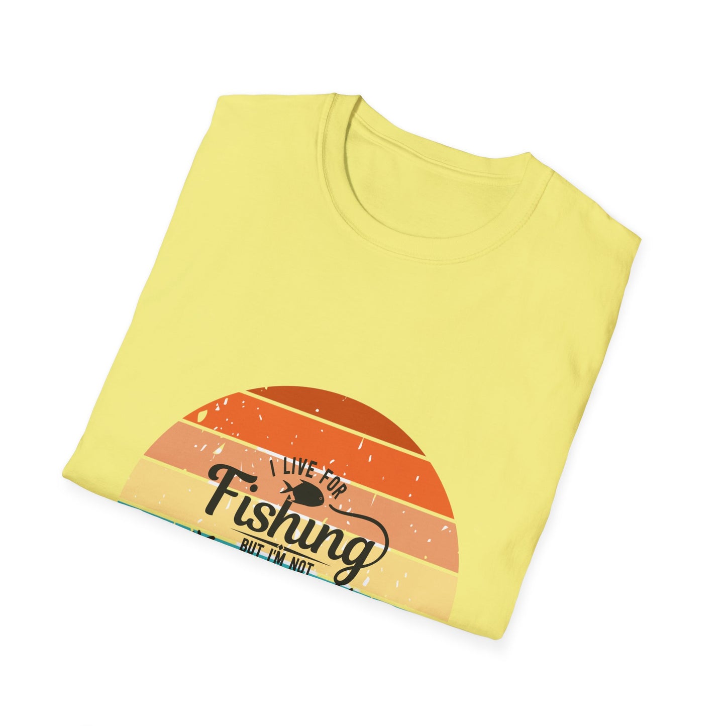 I live for Fishing Summer - T Shirt