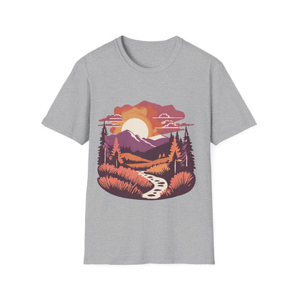 Hiking and Mountain View  - T Shirt