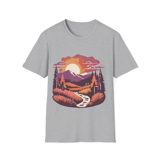 Hiking and Mountain View  - T Shirt