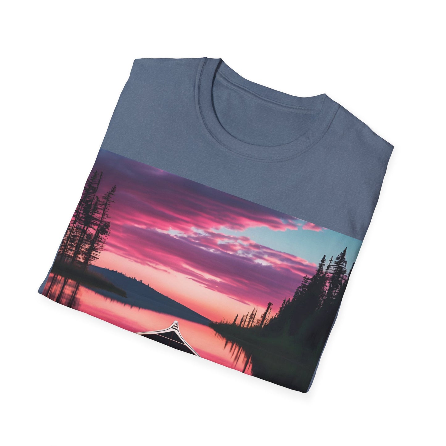 Canoe in Canvas Summer - T Shirt