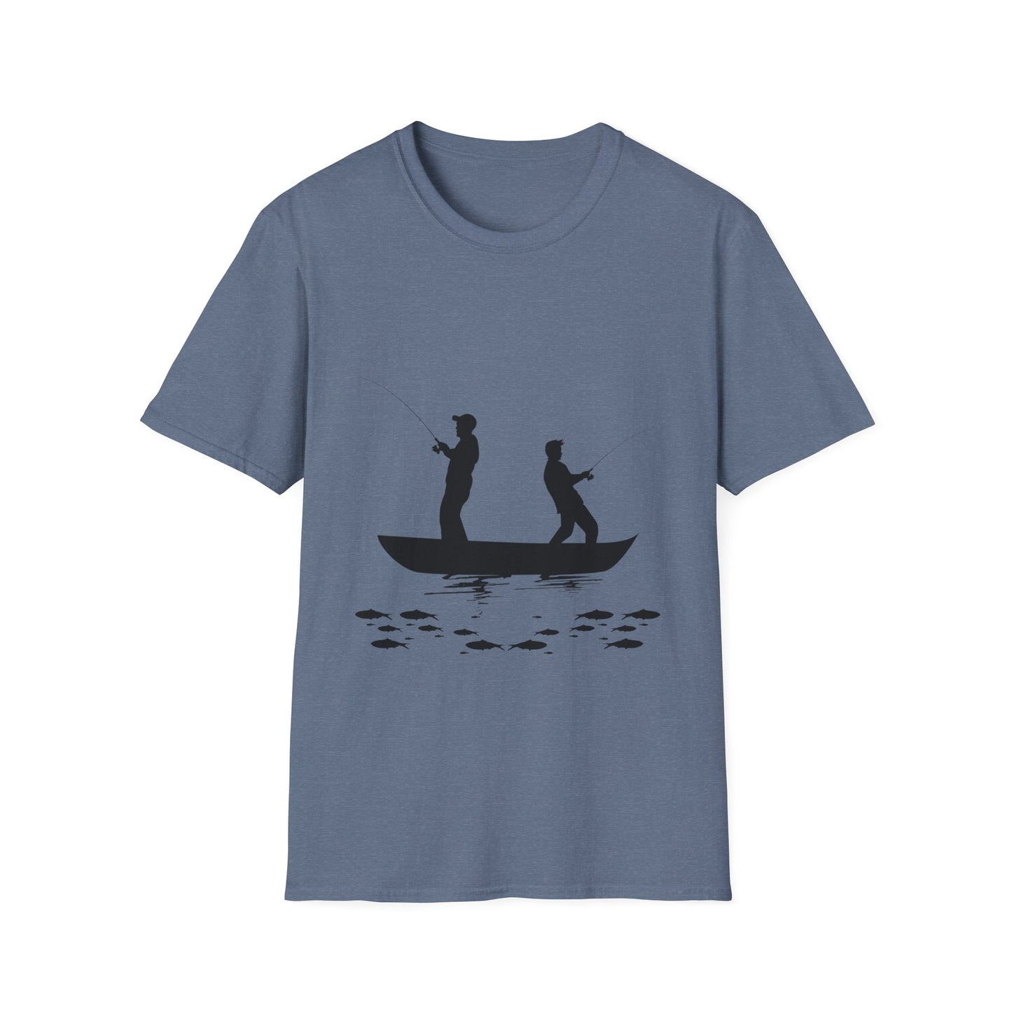Two Men Fishing Summer - T Shirt