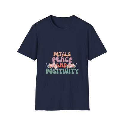Petals Peace and Positivity T Shirt