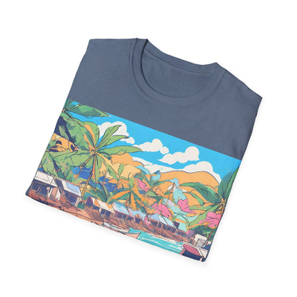 Sunny Day Harbour - T Shirt