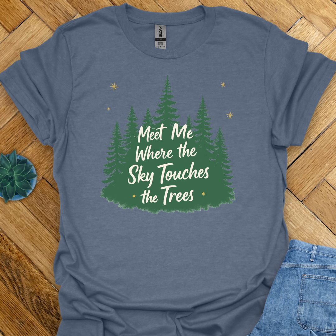 Meet skies and trees  T-Shirt