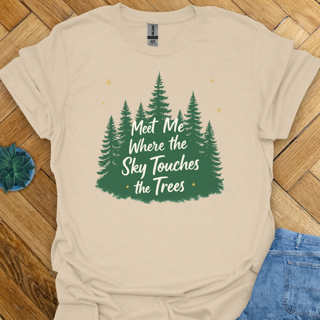 Meet skies and trees  T-Shirt