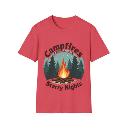 Campfires Starry Nights T-Shirt