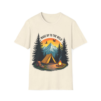 Wake Up to the Wild Camping Night T Shirt
